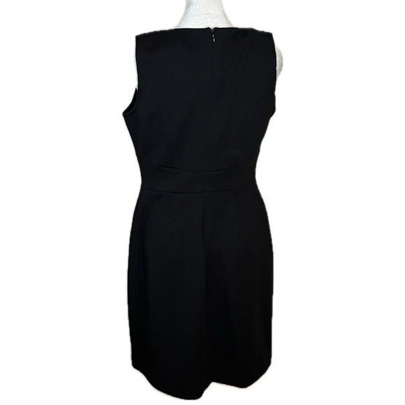 Lux II Petite Black Embellished Sheath Dress Size 8P - Picture 2 of 7